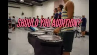 Should You Audition For Drum Corps If You Are Young Or Have Little Experience? (+Drum Lesson)