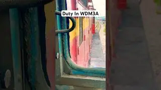 WDM3A LOCOMOTIVE, RAILWAY LOCO PILOT DUTY IN WDM3A #indianrailways #train #railway #wdm3a #duty