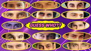 Bollywood Buff Challenge | Guess Who?? | Guess The Bollywood Actors From Their Eyes |