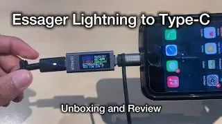 Lightning to Type-C Fast Chaging Essager - Unboxing and Review