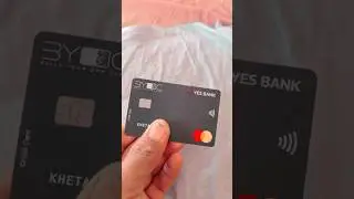 Yes Bank BYOC Credit Card Review, Yes Bank BYOC Credit Card Benefits, BYOC Credit card#shorts #vlog