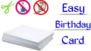 Easy and Beautiful Birthday Greeting Card /  Secret Message Gift İdeas For Best Friend