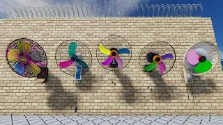 Wall Mounted Fan Invention With a Broken Blade - Grebek Kipas Angin