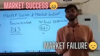 Market success and Market Failure with the help of real life experience 😀