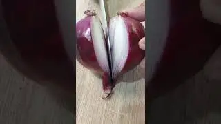 SATISFYING Red Big Onion Cutting#shortsvideo#viralshort