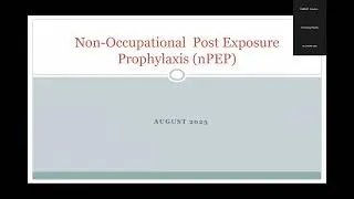 Online Training on PrEP and PEP Guidelines (Day Two)