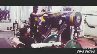 OMG😱😱😱Half medium leg prees 350KG😱😱😱😱😱