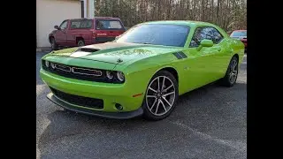 2023 Dodge Challenger R/T Plus - Sublime Green, 2467 Miles - Online Auction Preview.
