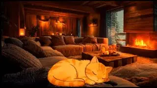 Ambient Piano for Cat Sleep | Slow Repetitive Piano | 1 Hour Calm Loop