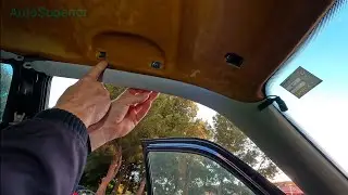 Cómo desmontar los paneles / Molduras/VW GOLF/ MK3 / Para desmontar el techo