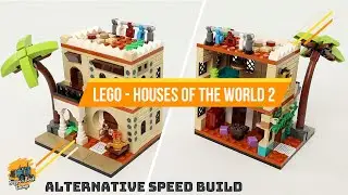 Houses of the World 2 | Lego Limited Edition 40590 - Satisfying Speed Build #lego #houses #limited