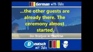 Learn German - Kieron & Elaine at Sabine's Wedding (16) - Practice German with Julia