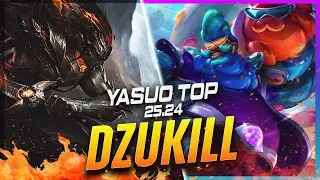 Dzukill - Yasuo vs Gragas TOP Patch 25.24 - Yasuo Gameplay