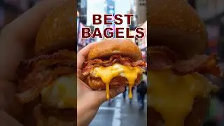 Best rated Bagel Deli in NYC 4.9 Google Maps Rated Bagels Near Me #bagels  #breakfast #shorts #deli