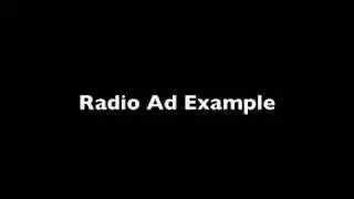 Radio Ad Example