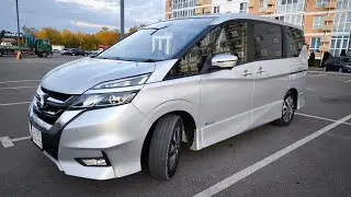 Ниссан Серена Nissan Serena GFC27,  Highway Star 2.0 S-Hybrid, 8 мест, 2016 год.