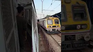 CSMT Slow Local Train at Dockyard Station Mumbai