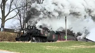 🚂 Strasburg Railroad Steam Crossing &ndash; Engine No. 89 at Carpenters Crossing 🚂