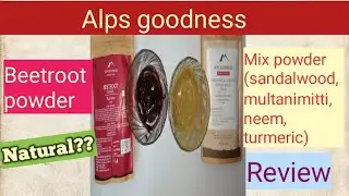 alps goodness powder review... Beetroot powder vs mix powder #affordable