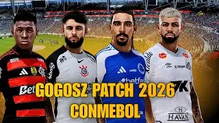 ATUALIZAÇÃO ABSURDA DO GOGOSZ PATCH 2026 NO PES 2021 | COMO INSTALAR PASSO A PASSO | CONMEBOL 2.0