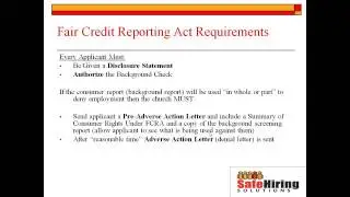 Understanding FCRA