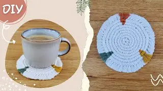 Haz tu propio posavasos de macram&eacute; f&aacute;cil y r&aacute;pido