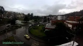 Azogues, Ecuador: Traffic Time Lapse (Near Cuenca)