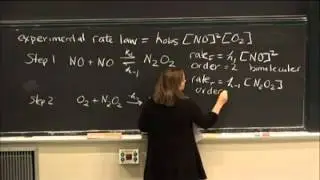 PhyChem Lecture 33 Reaction Mechanism Reaction mechanism & their rate laws