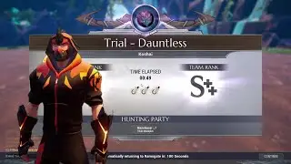 (0:49) CHAIN BLADE TEMPEST SOLO DAUNTLESS TRIALS KOSHAI