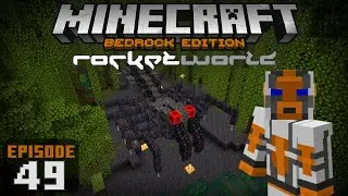 Halloween Spider Build- Let's Play Minecraft Bedrock 1.19 Survival - Rocket World Episode 49
