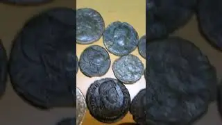 Roman coins collection silver denarius　and antoninianus and follis