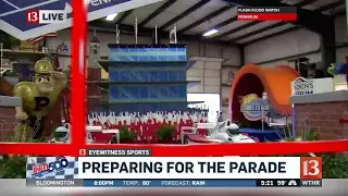Preparing for the 500 Festival Parade