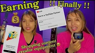 FINALLY MONETIZED! 🥰 Neepho Wireless Mic 🎤 & Selfie Stick 🤳 Review | Shopping Vlog 🛍️