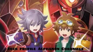 Deck profile Alphamon Chronicle ,deck econ&oacute;mico