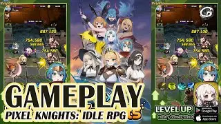 Pixel Knights: Idle RPG Gameplay - Mobile Game (Android)