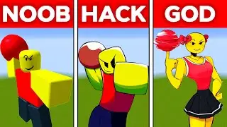 Minecraft NOOB vs PRO vs HACKER vs GOD: Roblox Baller in Minecraft