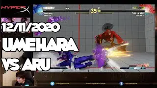 【BeasTV Highlight】 12/11/2020 SFV Battle Lounge Umehara (FANG) vs. Aru (Zeku)