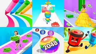 Pencil Rush |Man Run 2048 |Money Run | Money Run 3D | Ball Run 2048 |  Battery Run 3D