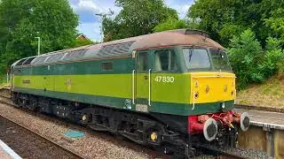 Rare Sight 47830 At Templecombe & Gillingham With the Southampton MCT To Exeter St Davids & Return