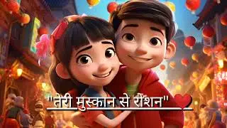 Teri Muskan Se Roshan 😍 | Romantic Hindi Love Song | AI Music 2026