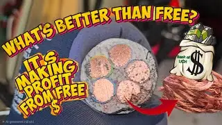 Stripping copper kabel - Making a huge profit in minutes