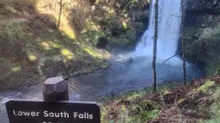 Truck camping at Silver Falls State Park