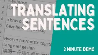 Easy translate a sentences, to and from any language