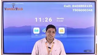 Yureka Tech Digital smart board, intractive Led Panel  with 8GB-RAM, 128GB-ROM , Android-13,