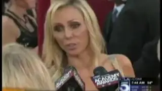 Jessica Holmes wears Oday Shakar on the Oscars Red Carpet