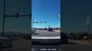 Witness the shocking reality of the open road watching car crash captured on dash cam. #fordomatic