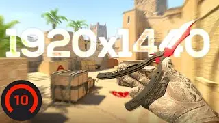 Faceit level 10 | 1920x1440 | 500 FPS