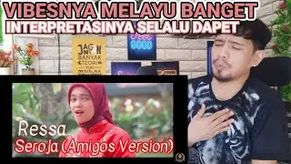 Ressa Cover Seroja - (Amigos Version) | Ujang Halu Reaction