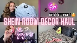 Girly SHEIN Room Decor Haul 2025 | super cute & affordable!