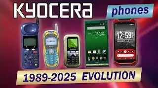 Kyocera phones evolution 1989-2025 | 355 models | 41 commercials